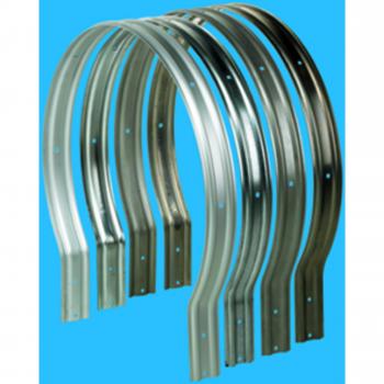 Zarges single-pull fixed ladder systems, up to 10 m climbing height, galvanised steel